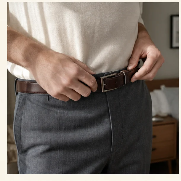 Accessories editorial scene for Belts That Look Better With Age