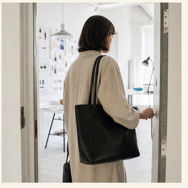 Bags shown in an everyday ownership context