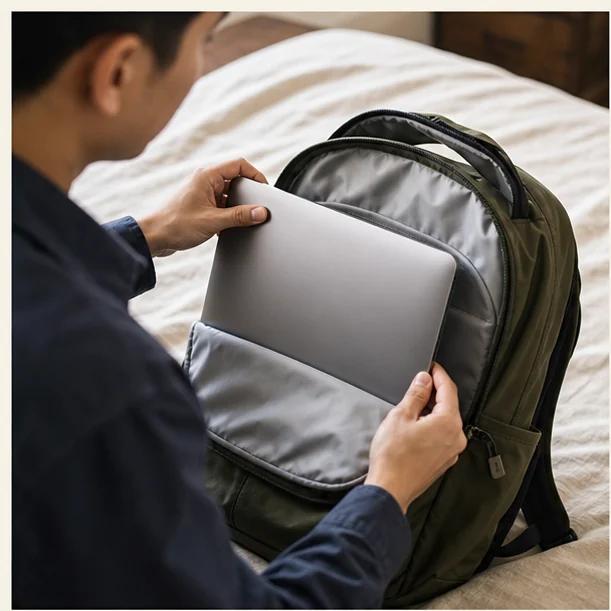 Detailed bags product and material view