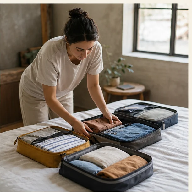 Bags shown in an everyday ownership context