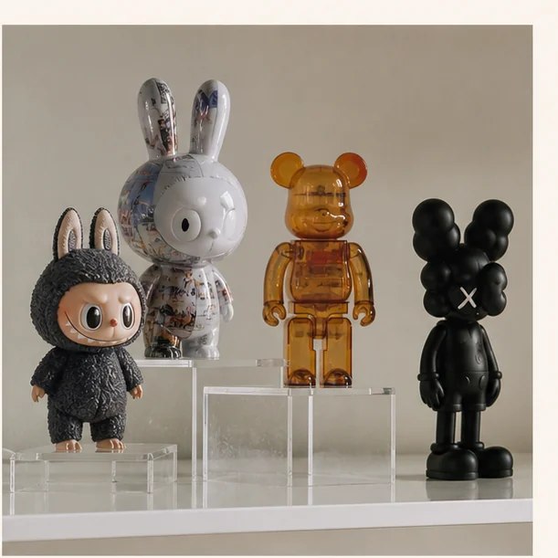 Designer Toys editorial scene for Cleaning and Storing Art Toys Without Damaging the Finish
