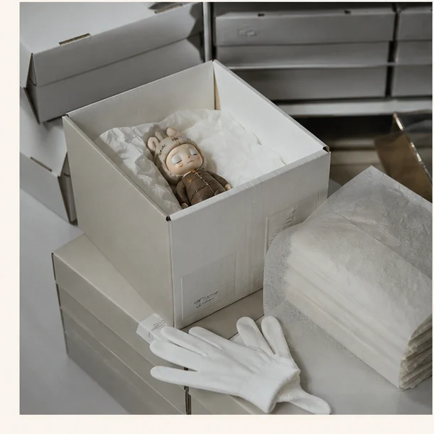Detailed designer toys product and material view