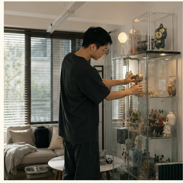 Designer Toys shown in an everyday ownership context