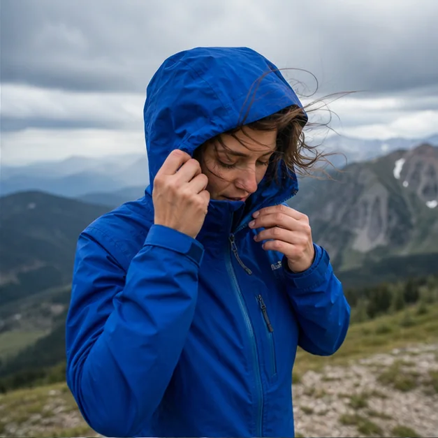 Detailed outdoor gear product and material view
