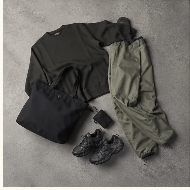 Detailed streetwear product and material view