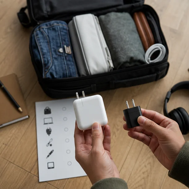 Detailed tech product and material view